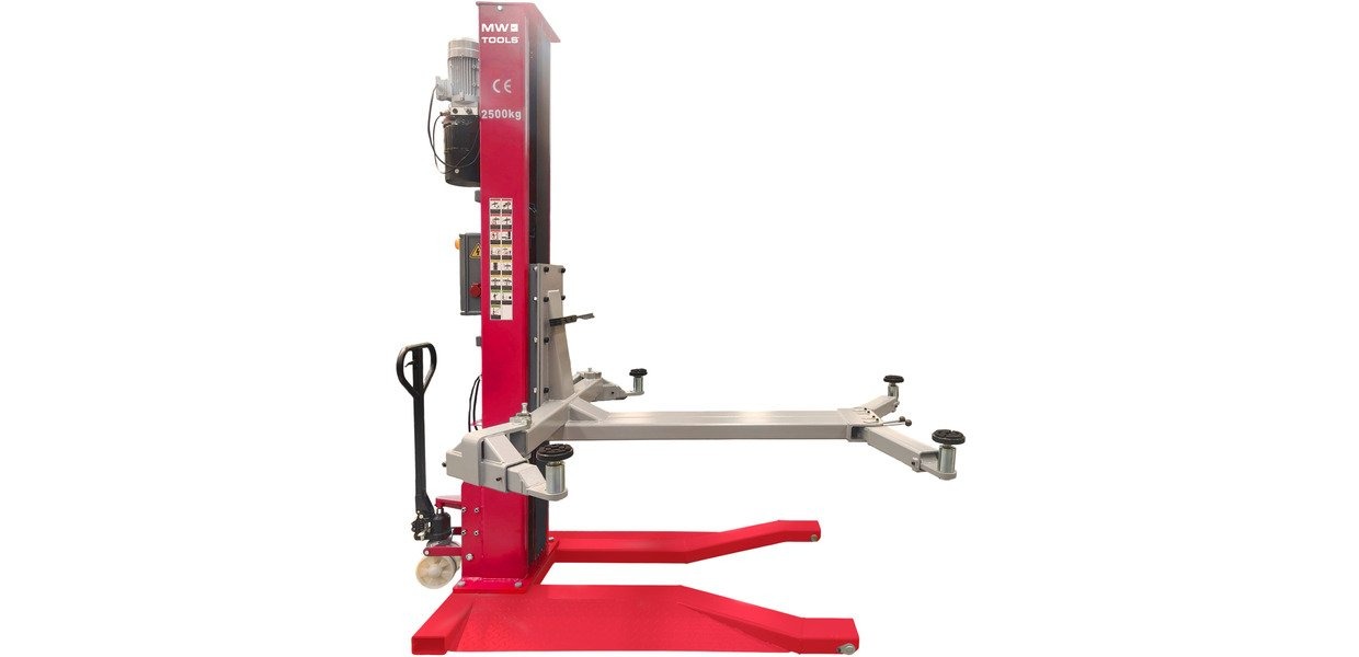 MW-Tools 724562903 MHB126 elektr. Mobiele monokolomslift max. 2,5 Ton 1x230V