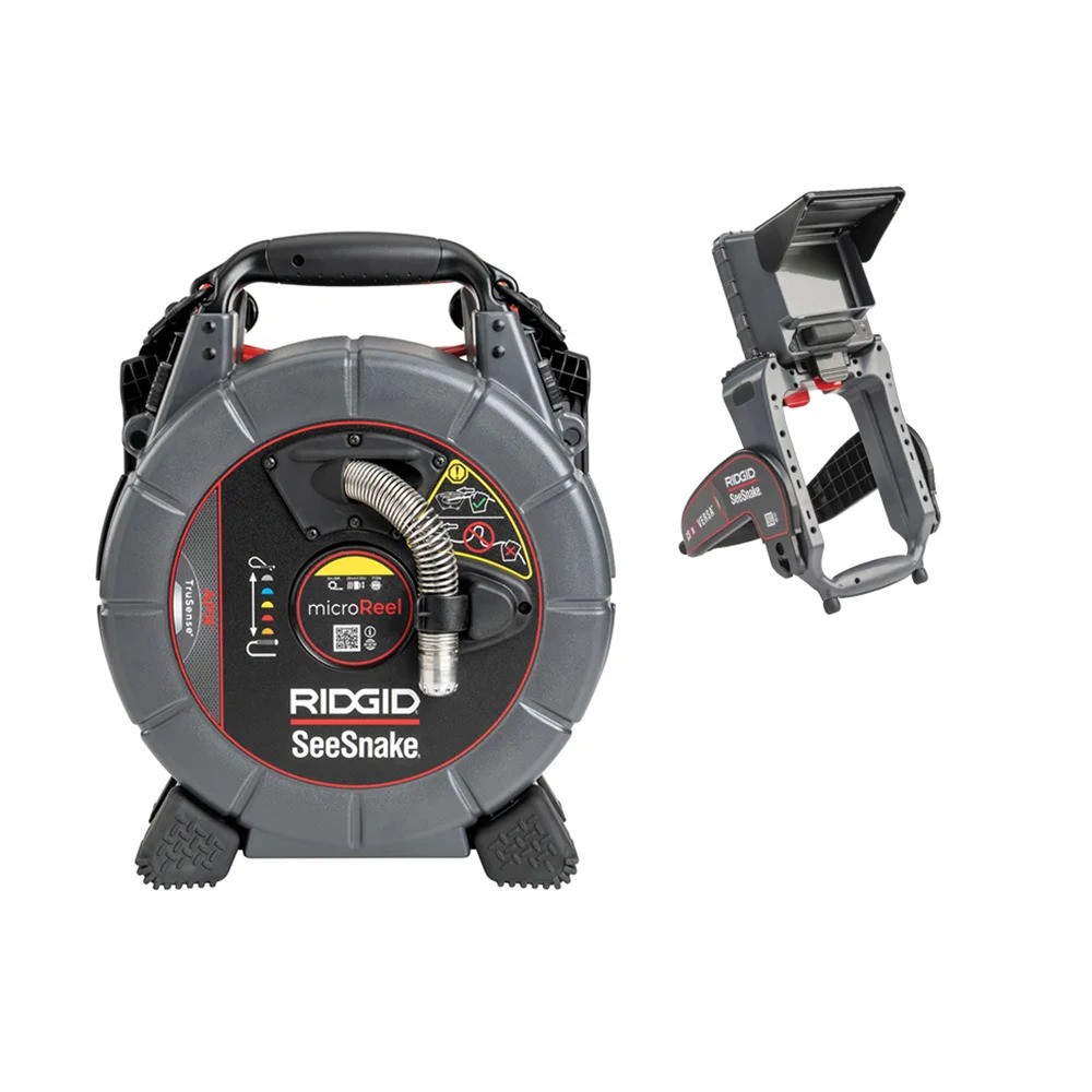 Ridgid 75848 SeeSnake MicroReel APX met CS6x Versa digitale TrueSense diagnostische buisinspectiecamera 18V 5.0Ah Li-Ion