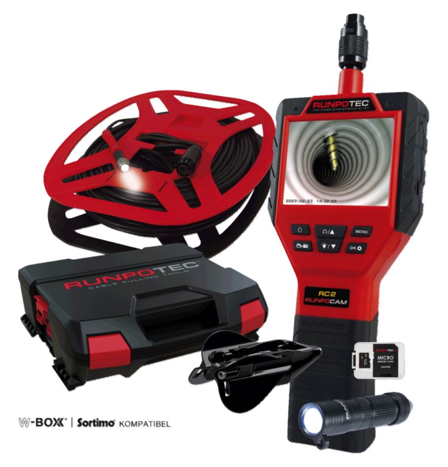 Runpotec 10141 Inspectiecamera RC2 50m incl. Koffer