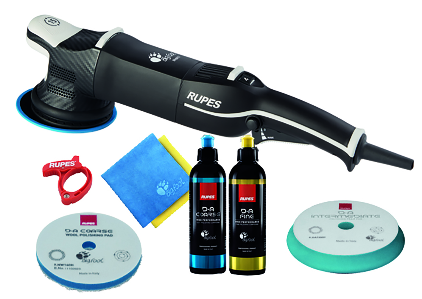 Rupes RU-LHR15V/BAS Bigfoot SET Excentrische Polijstmachine 125mm