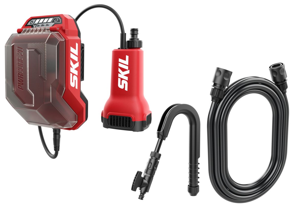 SKIL GP1E0781CA Accu Dompel-/regentonpomp met sproeifunctie 20V excl. accu's en lader in doos
