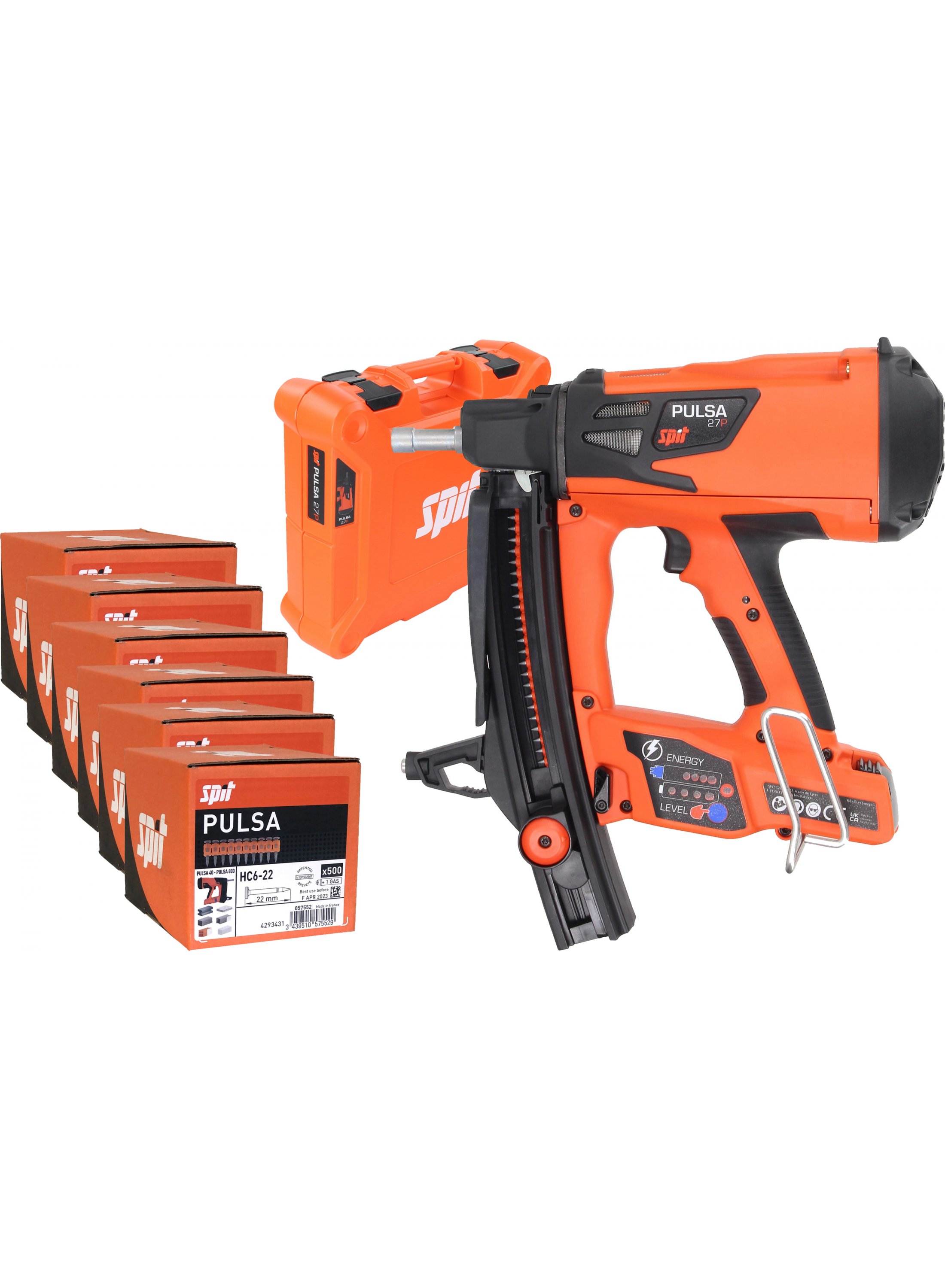 Spit 695961 Gastacker 15-27 mm + 3000 HC 6/22 Nagels