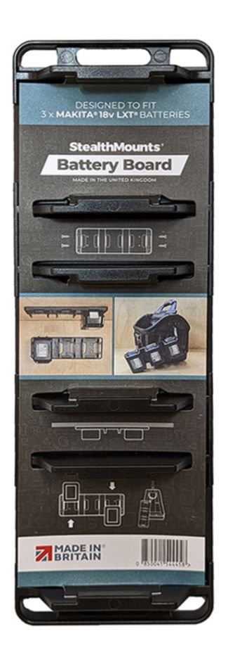 StealthMounts BD-MK18-1 Zwarte Batterijhouder voor Makita LXT