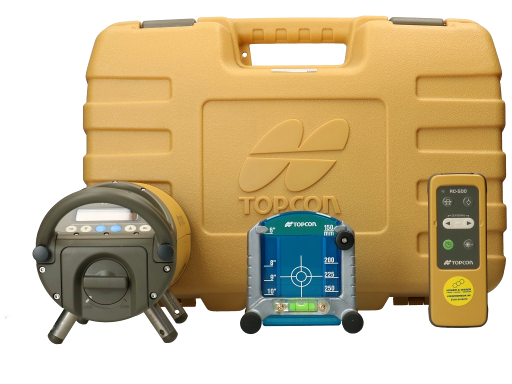 Topcon H6016 TP-L6WG Rioollaser groene straal met RC-500 afstandsbediening