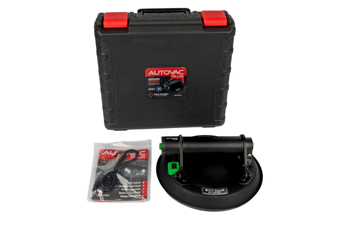 TOPSPIN TSPAUTOVACPL Autovac zuignap op herlaadbare batterij