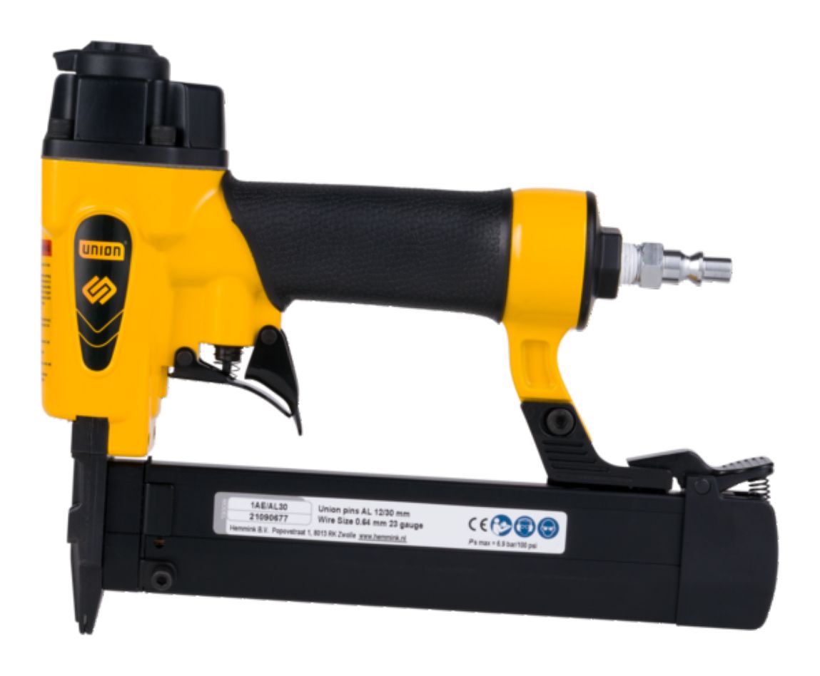 Union 1AE/AL30 Pneumatische stifttacker voor AL-stiften 12-30mm