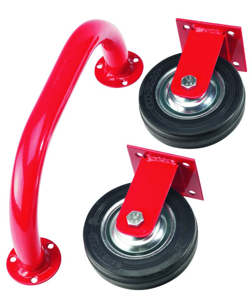 VIRAX 200912 Set wielen en handgreep voor monteurtafel