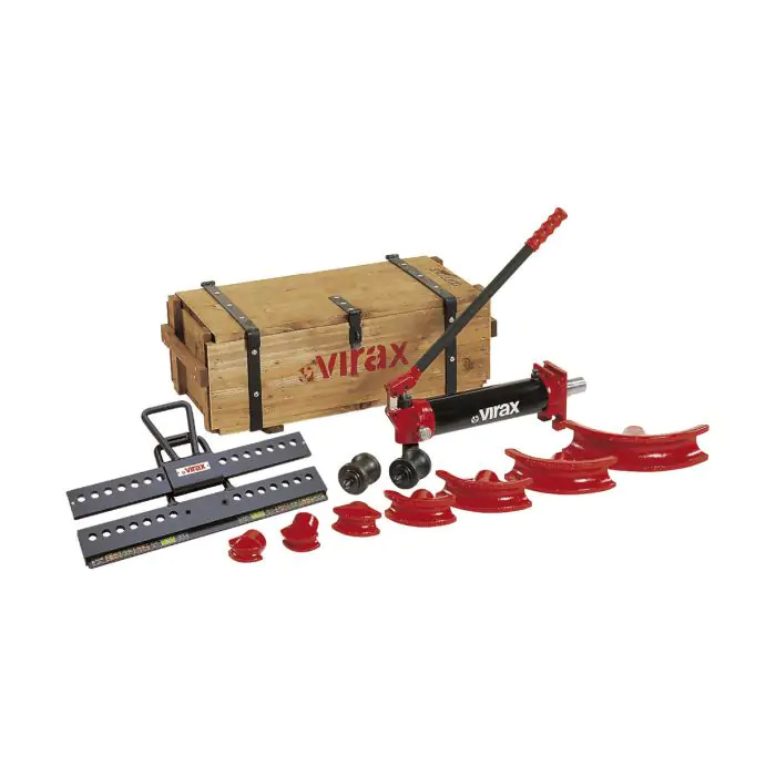 VIRAX 240242 Manuele hydraulische buigmachine voor staal in houten kist