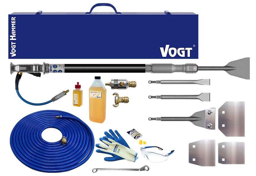 Vogt VH25-90SXL Hakhamer lucht Renovatie/Schilder/Stukadoor/Tegelzetter XL Set