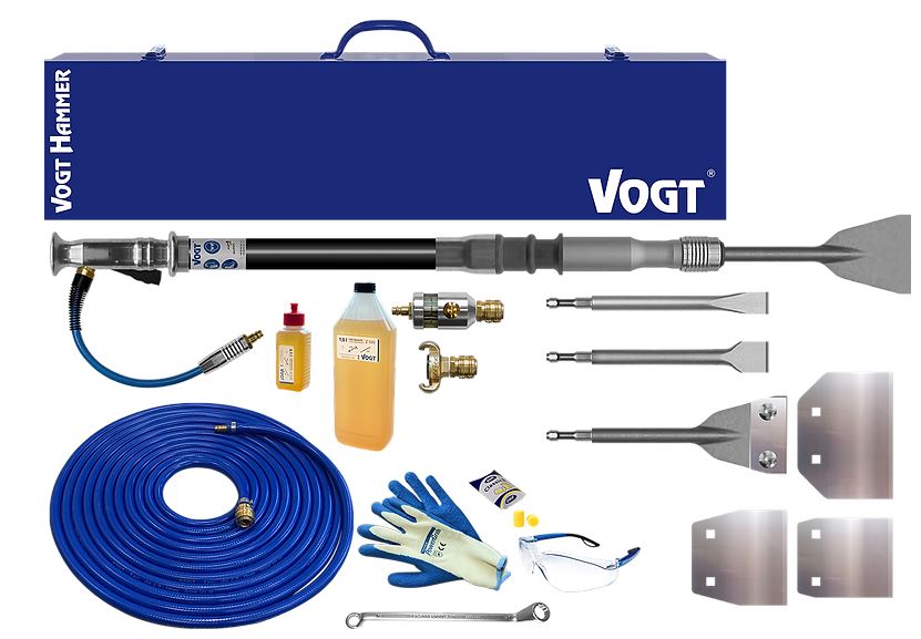 Vogt VH30-90SXL Hakhamer lucht Renovatie/Schilder/Stukadoor/Tegelzetter XL Set