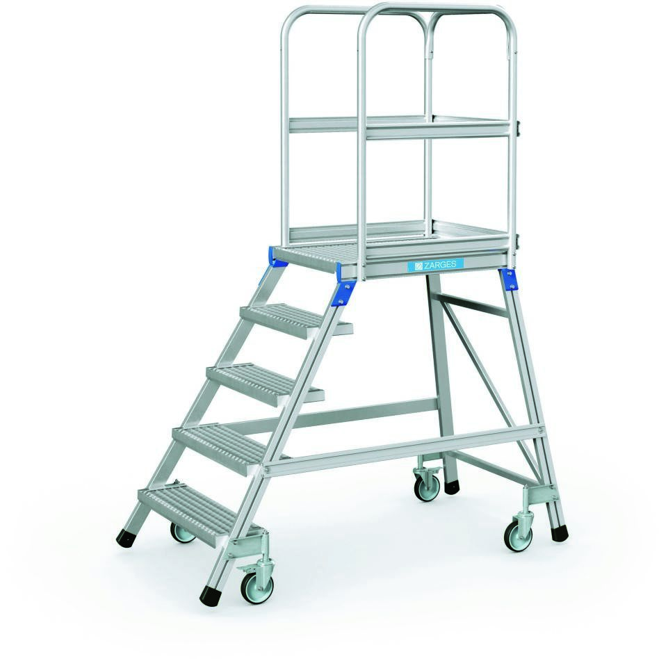 Zarges 41953 Platformtrap - 4 treden Platformhoogte: 1,20m